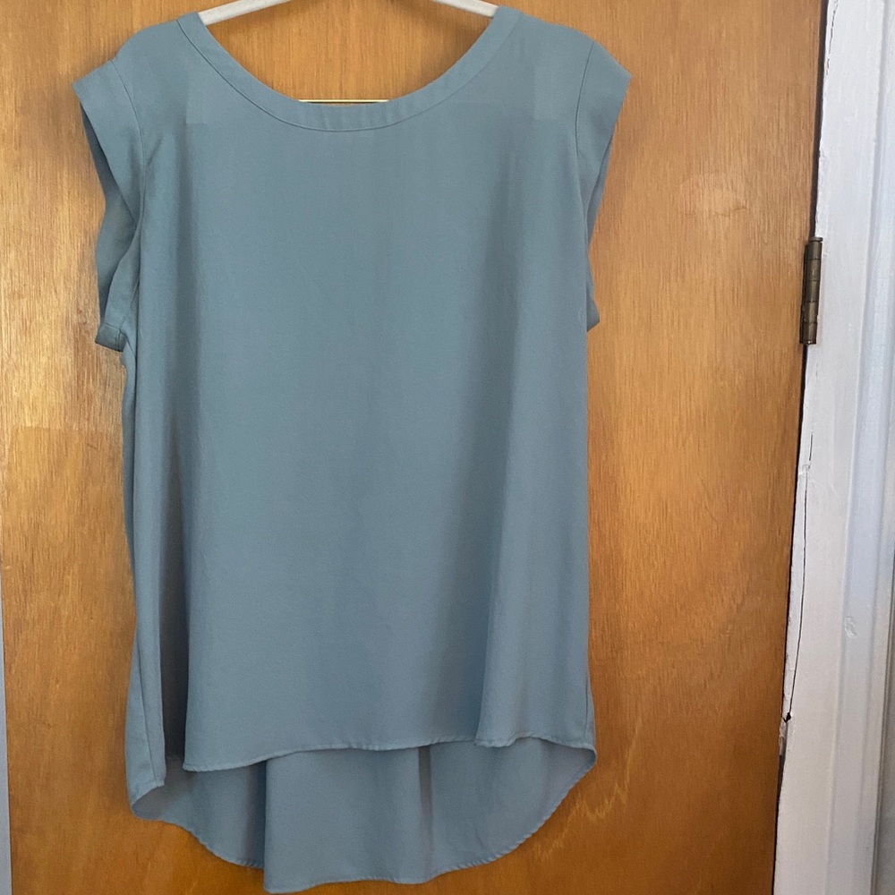 Pleione Sleeveless Top - Dusty Blue - Picture 2 of 7